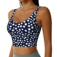 thumbnail image 2 of Fotbe Daisies Flowers Pattern Womens' Sports Bra Longline Wirefree Padded with Medium Support Sports Moisture-Wicking Workou Vest,Tank Top-XX-Large, 2 of 9
