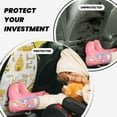 thumbnail image 4 of Fuzoiu Farm Bee Cute Honey Print 2 Pack Kick Mat Back Seat Protector With 3 Storage Pockets, Universal Car Seat Back Organizer For Kids Pets, Waterproof Backseat Protector For Most Car, 4 of 8