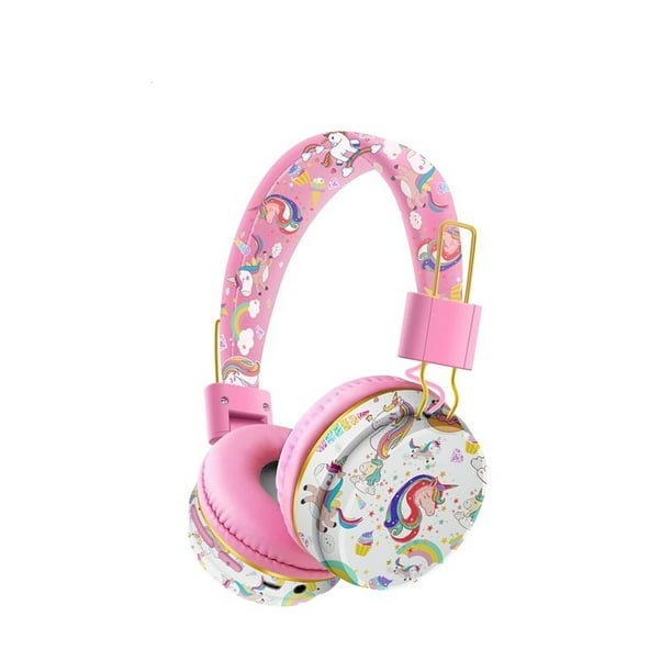 Cute Kids Headphones Wireless, Unicorn Headphones for Girls, Childrens