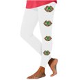 thumbnail image 2 of My Orders Placed By Me BiZtdJrK Women's St. Patrick's Day Leggings Irish Green Clover Leaves Workout Tights Gym High Waist Soft Stretchy Yoga Pants White XXL, 2 of 3