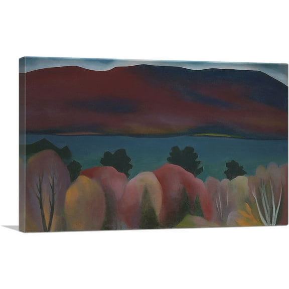 ARTCANVAS Lake George 1922 Canvas Art Print by Georgia O-Keeffe - Size: 26" x 18" (0.75" Deep)