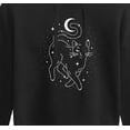 thumbnail image 3 of Instant Message - Star Cat Cropped Graphic Hoodie, 3 of 6