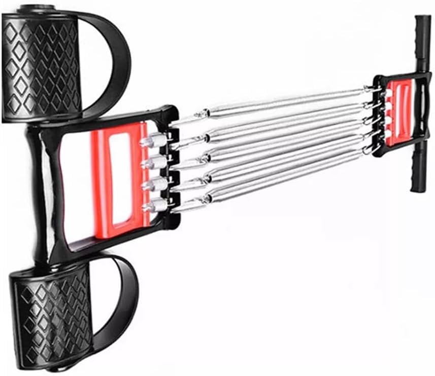 Hand Grip Strengthener,Home Fitness Equipment 5-Spring Exerciser Chest Expander Pull up Arm Tools for Finger Abdomen Waist Arm Stretching Slimming Training