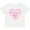 AA-White, variant on Inktastic Grandpa's Sweetie Pie with Pink Hearts Boys or Girls Toddler T-Shirt