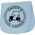 thumbnail image 2 of Inktastic Daddy's Lil Caddy Baby Burp Cloth, 2 of 3