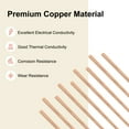 thumbnail image 2 of Uxcell 3-Pack Copper Round Rod 2mm x 250mm T2 Copper Stock, 2 of 7