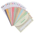 thumbnail image 1 of 1 Set Western Type Envelope Cash Envelopes Reusable Budget Envelopes with Budget Sheets, 1 of 4
