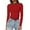 RD1, variant on EDFBUYKRS Long Sleeve Shirts for Women Pleated Crew Neck Casual Fall Fashion Tops Loose Fit Clothes, Sizes Xs
