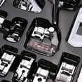 thumbnail image 3 of Kit de prensatelas multifuncionales para máquina de coser, piezas de prensatelas para dobladillos para máquina de coser doméstica, accesorios para Brother Singer, juego de 42 piezas, 3 of 5