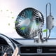 thumbnail image 5 of Ventilador de refrigeración para salpicadero de coche USB 12V/24V con ventosa Likrtyny ventilador de aire redondo de 360 grados para coche camión SUV RV, 5 of 9