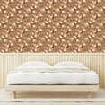 thumbnail image 3 of Ambesonne Floral Peel & Stick Wallpaper for Home, Dahlias Roses and Vanilla, 13"x100", Pale Rust Amber Beige, 3 of 5