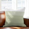 thumbnail image 2 of Throw Pillow Covers, Sage Green Striped Decorative Throw Pillow Covers 18x18 Inch, Modern Farmhouse Stripes Modern Art Elegant Square Linen Pillow Cases for Couch/Living Room/Sofa, 2 of 9