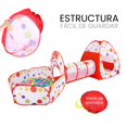 thumbnail image 5 of Tunel Alberca Gusano Pelotas Casa Didactico Juegos Canasta, 5 of 5
