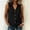 Black, variant on WCJM Summer Lightweight Cotton Linen Blend Sleeveless Collared Tank Top for Women V Neck Wood Button Down Casual Relaxed Fit Breathable Everyday Sleeveless Collared Blouse Vest Shirt