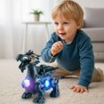 thumbnail image 7 of Electric Walking Dinosaur Toy for Kids 3-8 Years Old, Interactive Light Up Dino with Sound, Music & Leash for Boys & Girls, 7 of 7