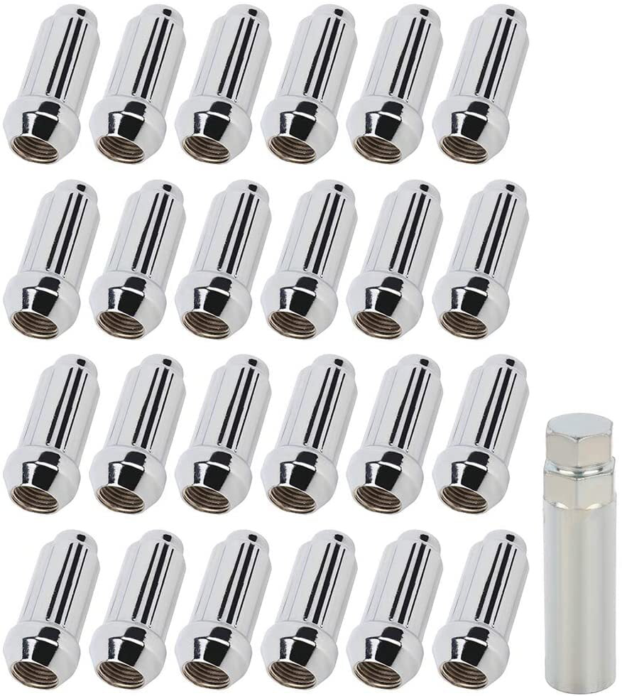 2006-2017 20 Lug Nuts Land Range Rover 14x1.5 OEM Factory Replacement Chrome 