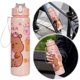 thumbnail image 3 of 700 Ml Botella Capybara Con Paja () Rosa, 3 of 9