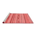 thumbnail image 2 of Ahgly Company Machine Washable Indoor Rectangle Abstract Red Modern Area Rugs, 4' x 6', 2 of 4