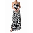 thumbnail image 3 of Women'S Jumpsuit Casual One-Piece Boho Summer Outfits Strap Wide Leg Long Pants Rompers Black XL, 3 of 10