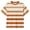 b-527Khaki2400, variant on T-Shirts Boys Striped Short Sleeve Tee Casual Round Neck Drop Shoulder Summer Basic Tops Birthday Dailywear
