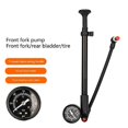 thumbnail image 3 of Portable Bicycles Shock Pumps High Pressure Front Fork Pumps with Gauge Bike Suspension Pumps Cycling Accessories, 3 of 16