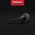 thumbnail image 2 of Kwikset Sedona Manija de puerta simulada Palanca de un solo lado para armarios Puertas dobles francesas y despensa Negro mate Palanca interior de empujar/tirar para zurdos que no gira con protección M, 2 of 5