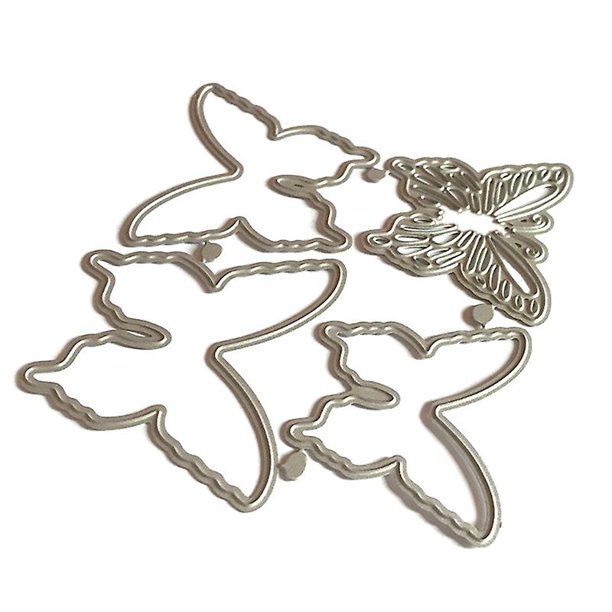 Four Butterfly Carbon Steel Cutting Dies Diy Scrapbooking Photo Album ...