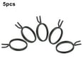 thumbnail image 1 of MYG pour Ressorts de Poignées de Porte Lot de 5 en Acier Inoxydable, Ressorts de Torsion à Bobine de Remplacement, Levier Intérieur, Bouton, Loquet, Trousse de Réparation, Noir, Rond, pour Ajustement Général pour Poignées Gauche et Droite, 1 of 10