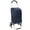 Blue + 3 Wheels, variant on Ultra-Lightweight Foldable Stair-Climbing Shopping Cart for Groceries,40L Capacity,Removable Shopping Oxford Waterproof Bag,Stainless Steel Triangular Wheels, Black