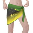 thumbnail image 7 of Womens Jamaica Coverups Beach Short Sarong Sheer Chiffon Cover Up Bikini Wraps, 7 of 7