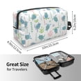 thumbnail image 3 of Uemuo Sea Turtle Pattern Portable Toiletry Bags with Handle, Waterproof travel Make up Bags for Women, Large Capacity Travel Cosmetic Bags, 3 of 9