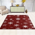 thumbnail image 2 of WOBOGO Snowflake Pattern Carpet Non-Slip Rugs Soft Doormat 80×58in Living Dining Room Bedroom Decorative, 2 of 7