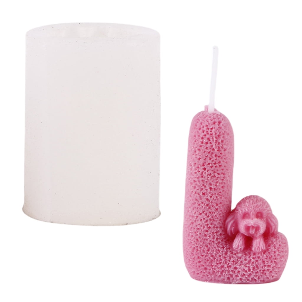 Silicone Moulds Love Sculpture Dogs Candle Molds Figurines Desktop Ornament Molds Epoxy Resin Molds Plasters Molds