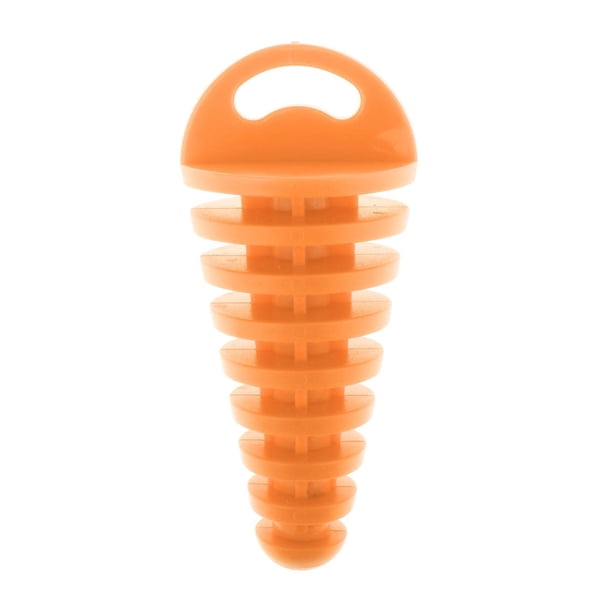 Tapón de lavado para silenciador de tubo de escape de motocicleta, impermeable, para moto de cross y ATV amarillo2