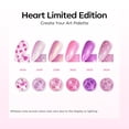 thumbnail image 2 of Set de esmaltes de uñas en gel Modelones, 6 colores, purpurina rosa, 2 of 7