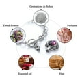 thumbnail image 5 of Cremation Ashes Jewellery Small Urns Bracelets Women Men Stainless Steel Bracelet with Heart Crystal Locket, 5 of 8