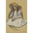 thumbnail image 2 of Henri Lebasque 13x18 Black Ornate Wood Framed Double Matted Museum Art Print Titled - Nono (Painter's Daughter), 2 of 5