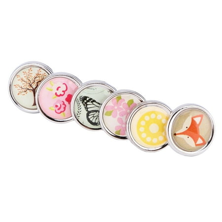 

50pcs Time Retro Brads Fastener Round Paper Fasteners Alloy Brads Fasteners