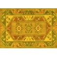 thumbnail image 1 of Ahgly Company Indoor Rectangle Oriental Yellow Traditional Area Rugs, 7' x 10', 1 of 4