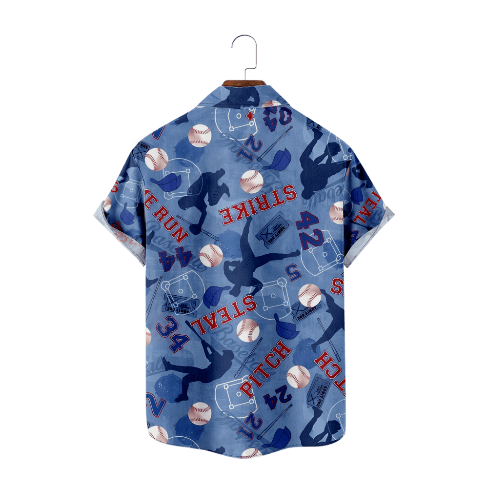 MLB, Shirts, San Diego Padres Logo Blue All Over Print Hawaiian Shirt  Adult Xl Like New