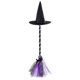 thumbnail image 2 of Halloween Witch Brooms 1Set Purple Plastic Creative Costumes for Cosplay Party Costume Accessories, 2 of 4