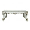 thumbnail image 5 of Classic Antique Pearl Coffee Table With Intricate Leg Scrolls - Adds Warmth To Decor Room, 5 of 6