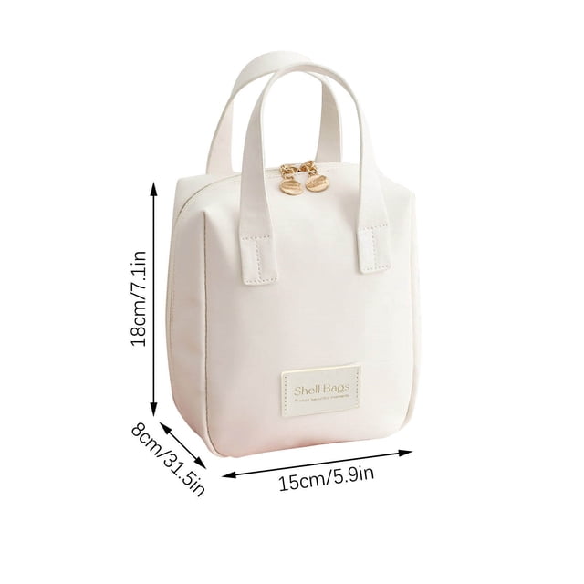 Yhmxh Organizadores y almacenamiento Bolsa de maquillaje portátil para guardar cosméticos, bolsa de viaje, bolsa de maquillaje de gran valor en belleza. Almacenamiento de ducha