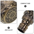 thumbnail image 2 of HEALEEP Bathroom Washer Tap Metal Water Tap Bronze Square Handle Wall Mounted 1Set, 2 of 8