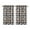 Farmhouse Au, variant on Thanksgiving Theme Kitchen Curtains 2 Pack - Autumn Decor with Turkey Design & Fall Leaves, Rustic Farmhouse Tier Curtains, Semi-Sheer Rod Pocket, 27.5x39 Inch