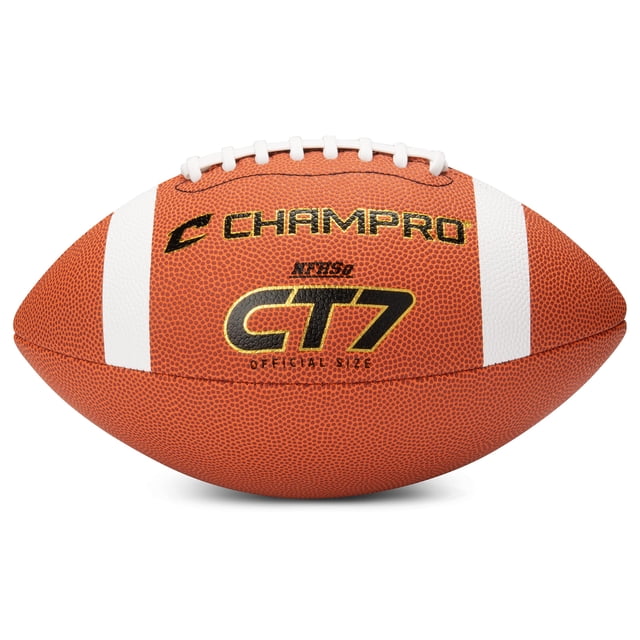 Balón de fútbol americano CHAMPRO CT7 compuesto, tamaño oficial NFHS