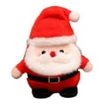 thumbnail image 1 of Peluche navideño de Papá Noel para decoración del hogar, bonito y abrazable. 22 centímetros, 1 of 9