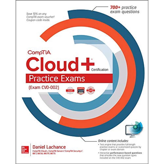 Pre-Owned Comptia Cloud+ Certification Practice Exams (Exam Cv0-002) (Paperback) 1260122271 9781260122275