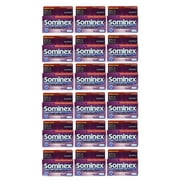 18 Pack Sominex Nighttime Sleep-Aid Maximum Strength 16 Caplets Each