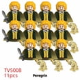 thumbnail image 6 of 11Pcs Medieval Elf Guard Figures – LOTR Mini Building Blocks Set for Fantasy Castle Scene, DIY Assembly Toy Gift for Fans, 6 of 8